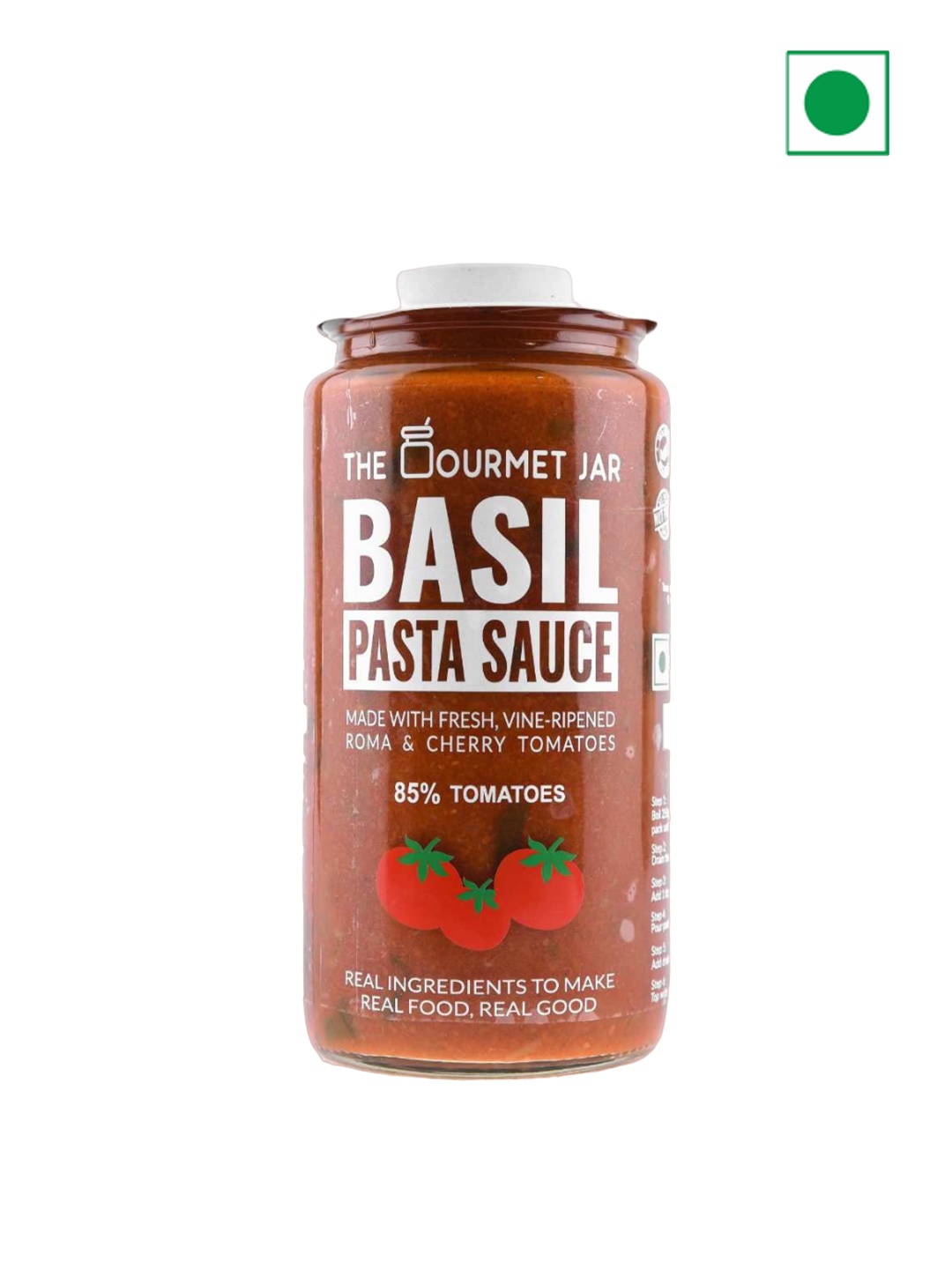 

The Gourmet Jar Basil Pasta Sauce-390 g, Red