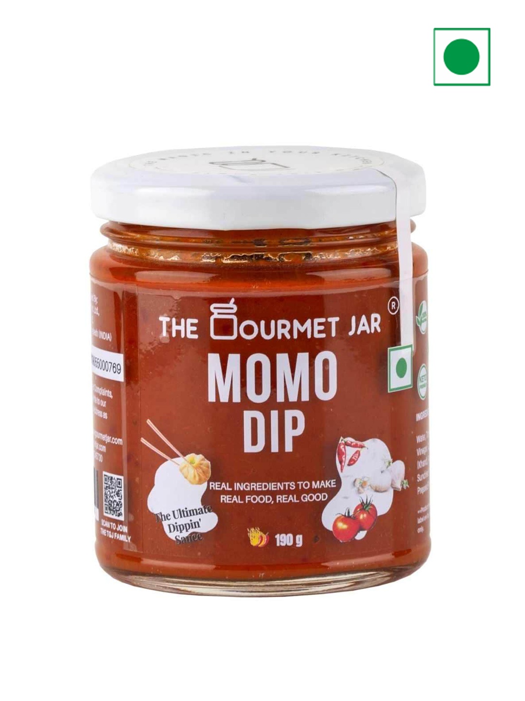 

The Gourmet Jar Momo Dip - 190 gms, Red