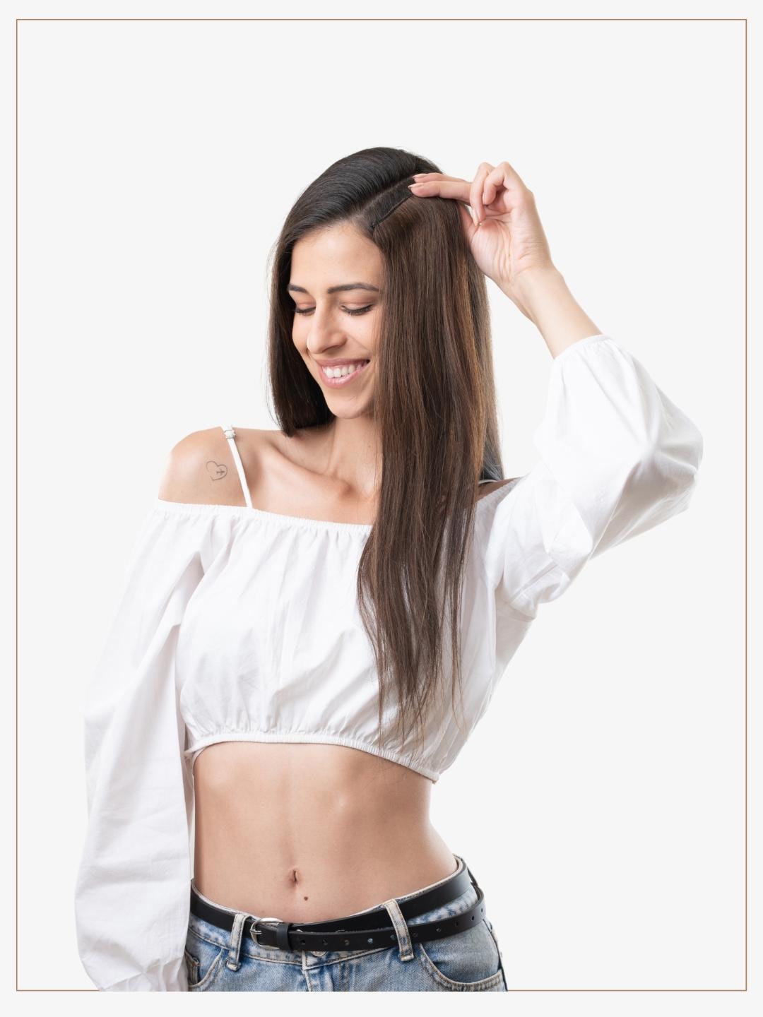 

HAIR ORIGINALS Side Patch Clip-On Hair Extension - Light Brown