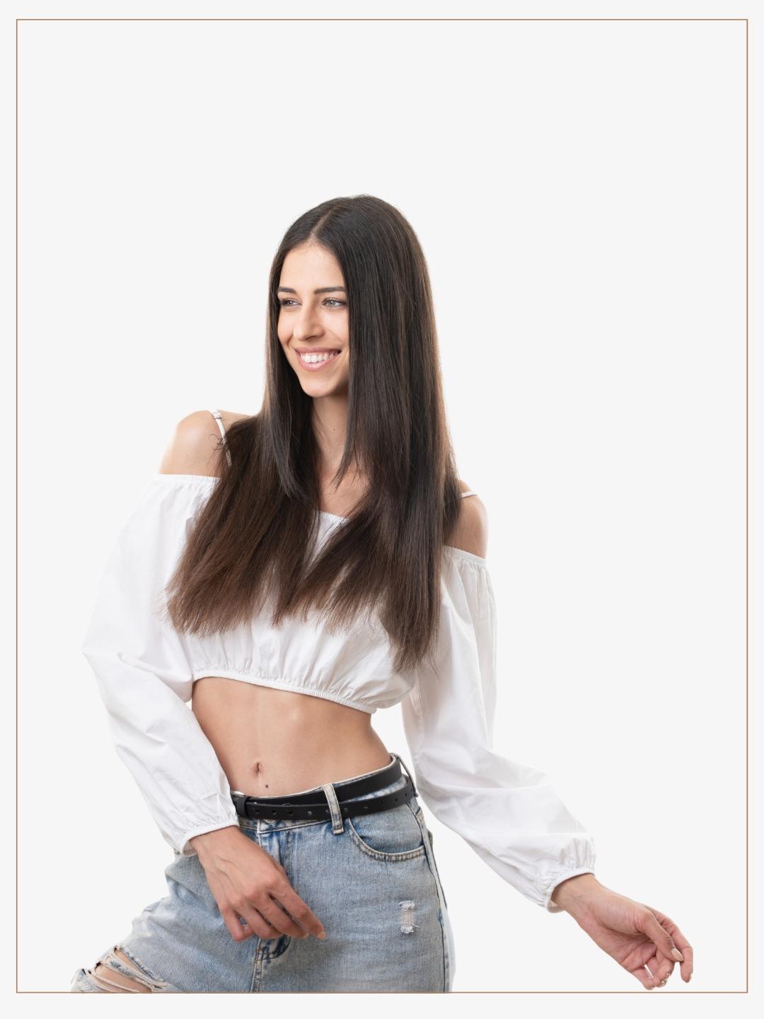 

HAIR ORIGINALS 2-Pcs Side Patch Clip-In Hair Extension - Medium Brown