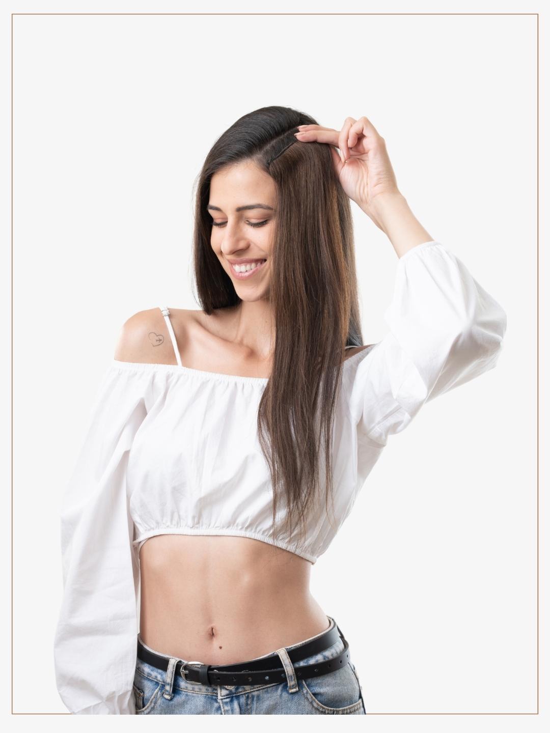 

HAIR ORIGINALS Side Patch Clip-In Hair Extension - Light Brown 26