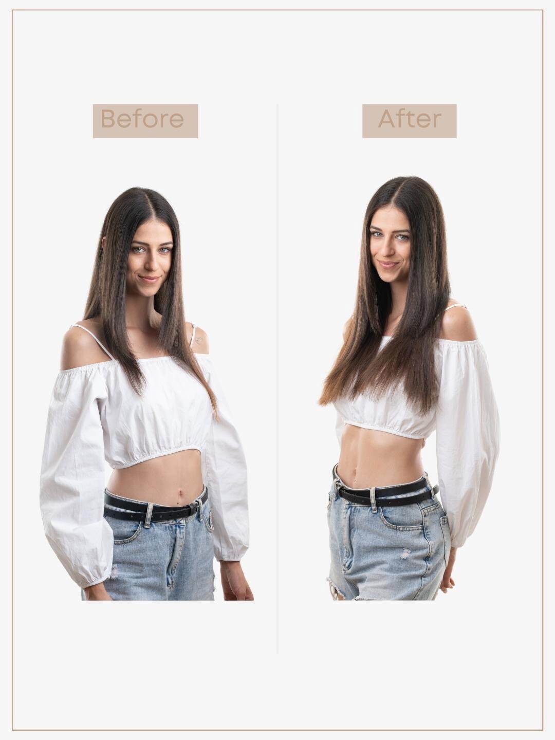 

HAIR ORIGINALS Side Patch Clip-In Hair Extension - Light Brown 22