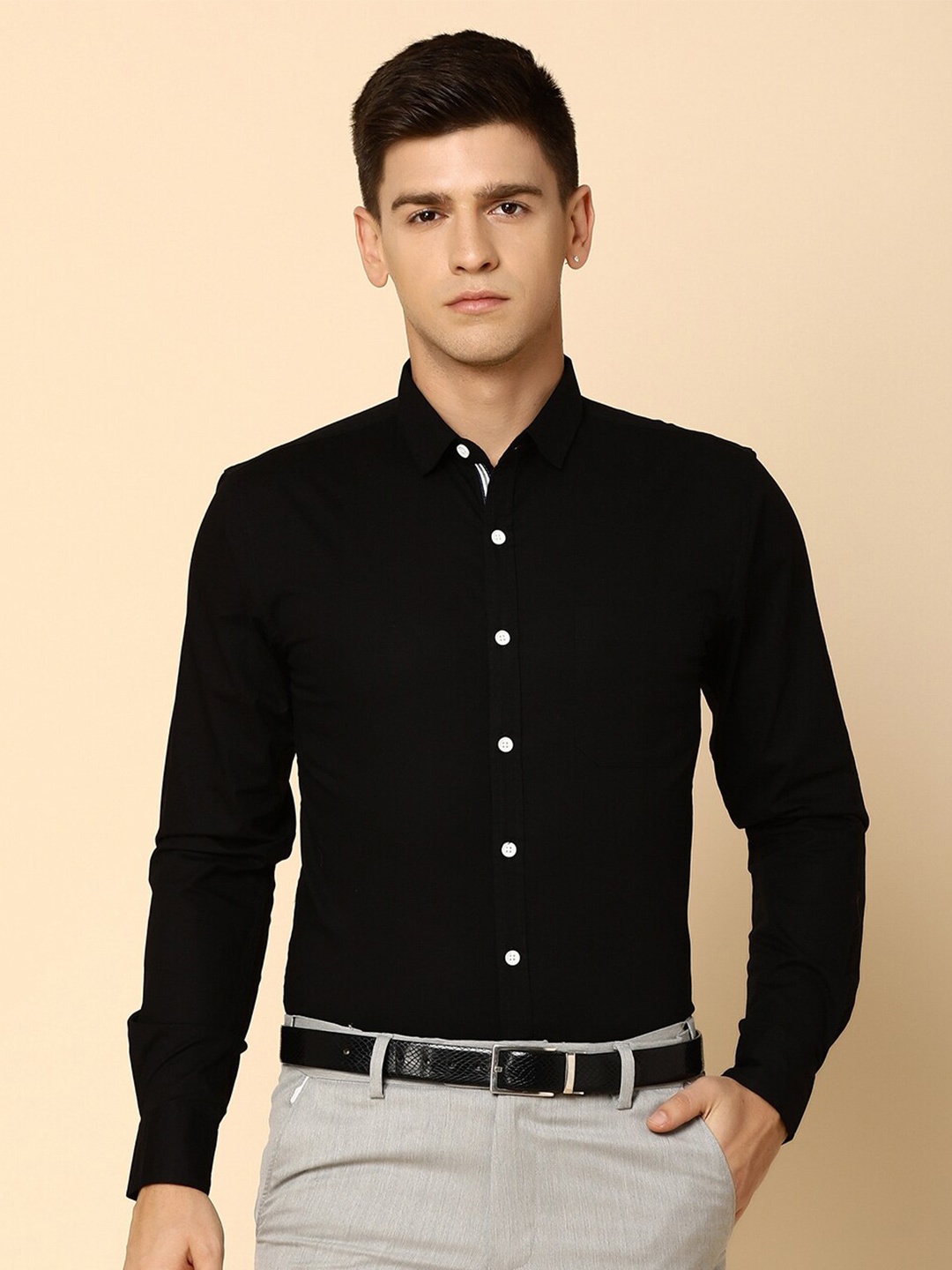 

J White by Vmart Opaque Cotton Formal Shirt