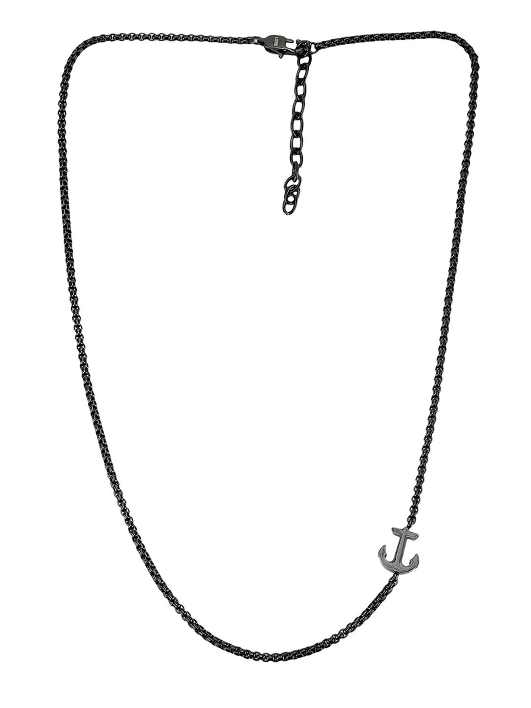 

Daniel Klein Minimal Metal Necklace, Black