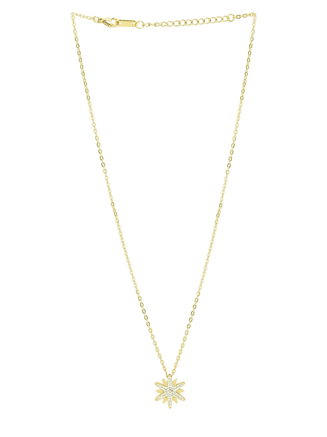 

Daniel Klein Gold-Plated Stones Studded Necklace