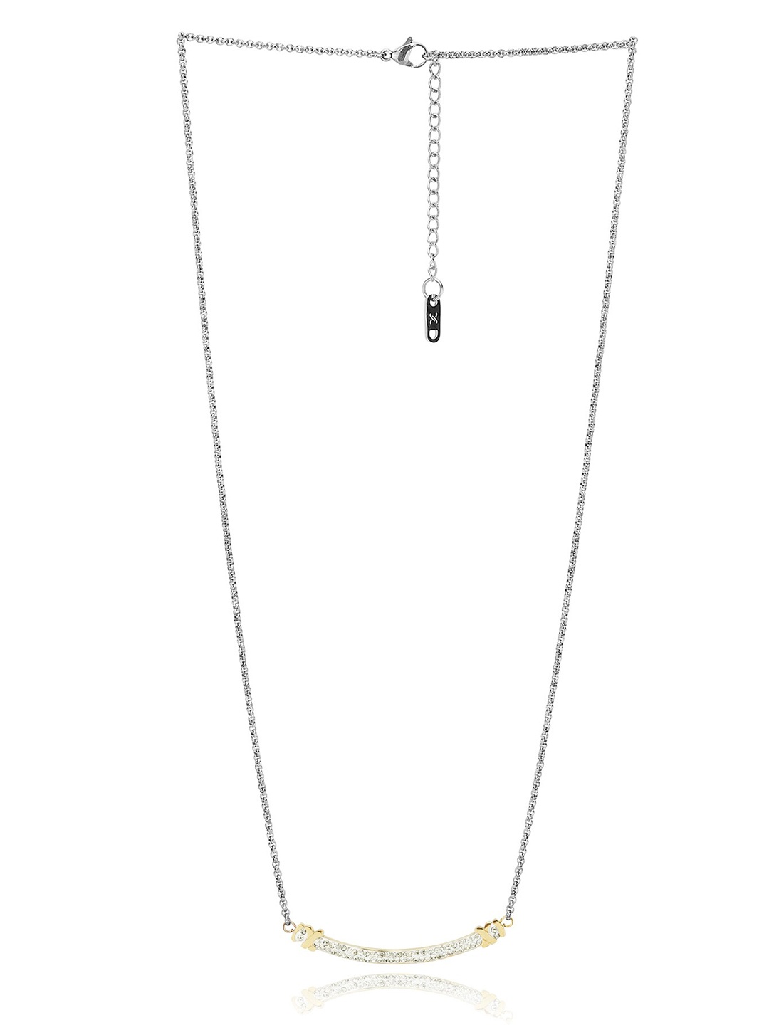 

Daniel Klein Stones Studded Necklace, Silver