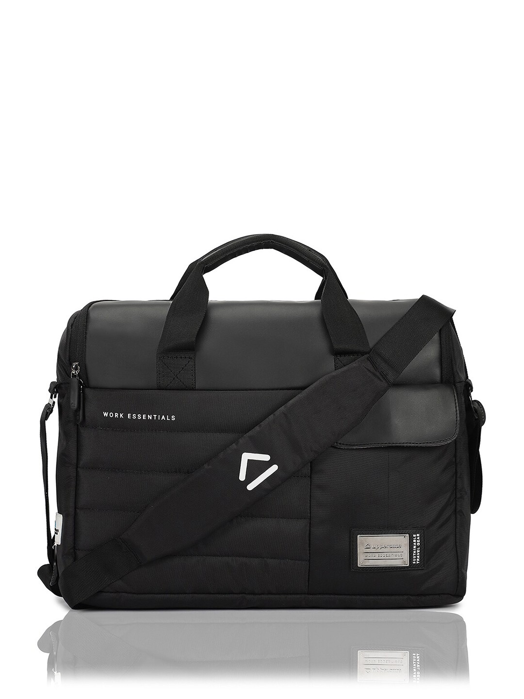 

uppercase Unisex Messenger Bag, Black
