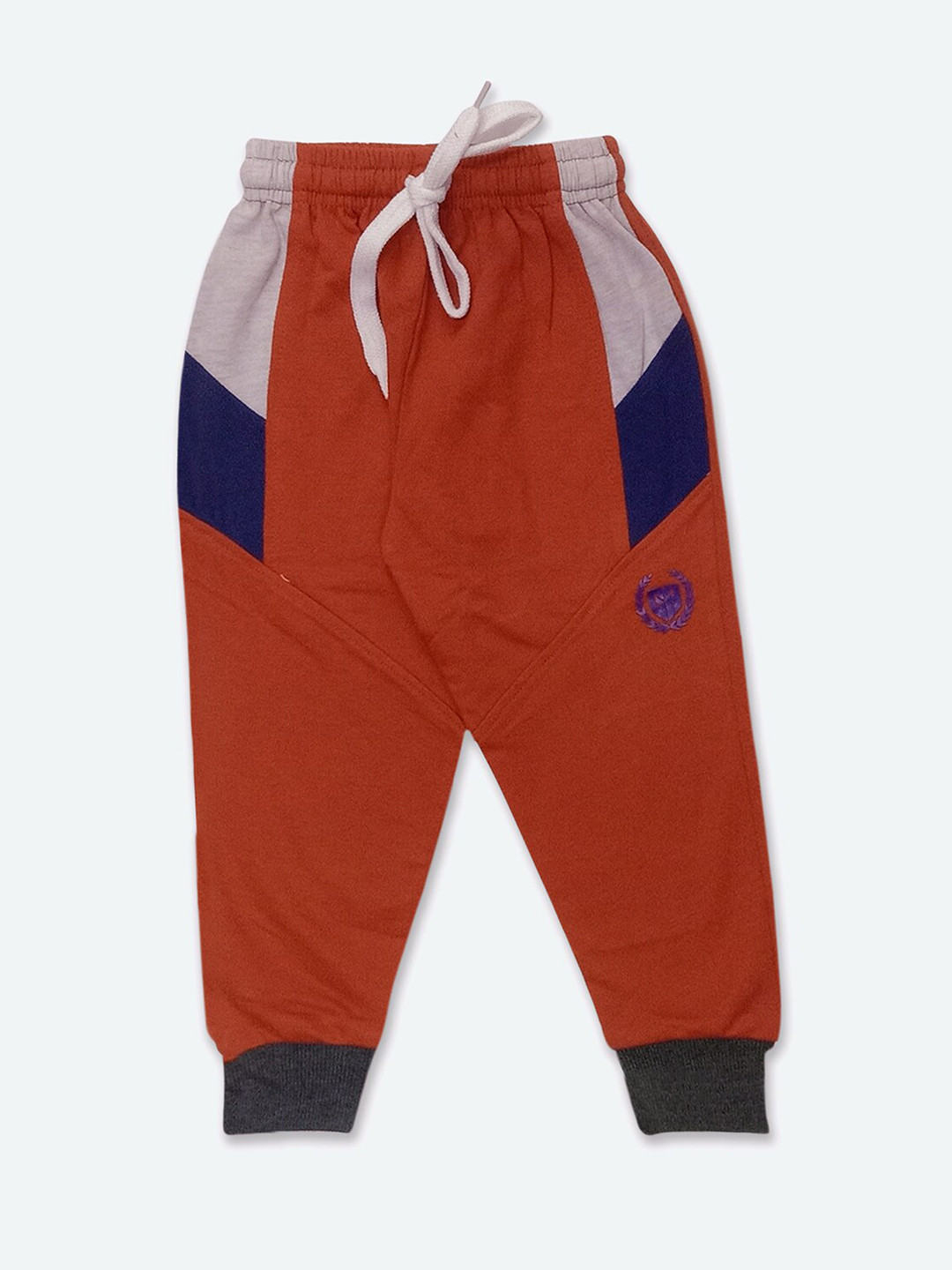 

GAME BEGINS Boys Colourblocked Joggers, Rust