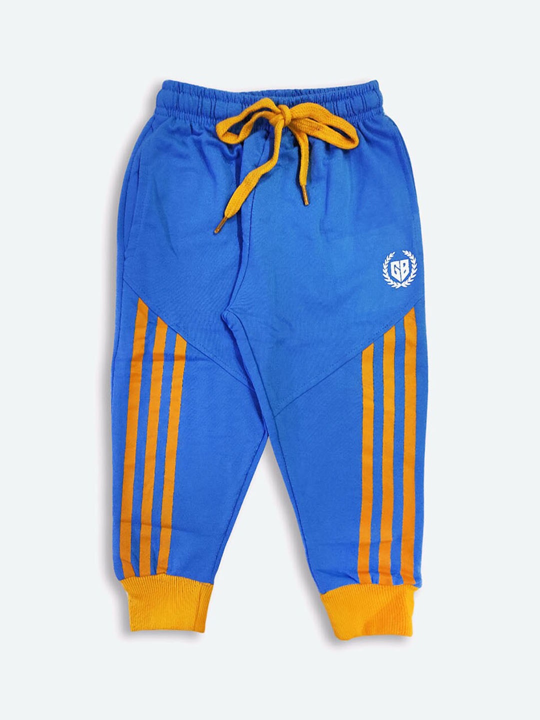 

GAME BEGINS Boys Striped Mid Rise Joggers, Blue