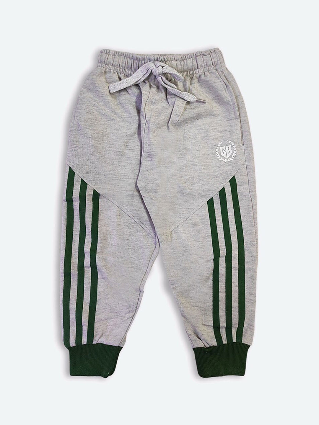 

GAME BEGINS Boys Striped Mid Rise Joggers, Grey