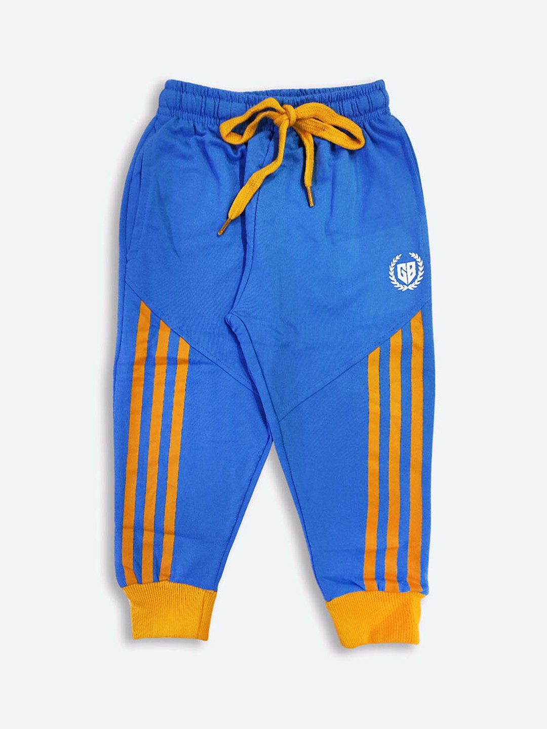 

GAME BEGINS Boys Striped Regular Fit Plain Cotton Jogger, Blue