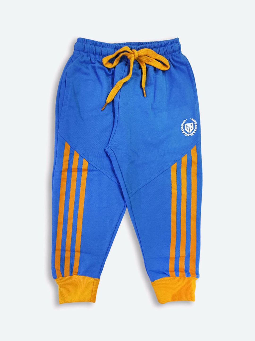 

GAME BEGINS Boys Striped Mid Rise Joggers, Blue