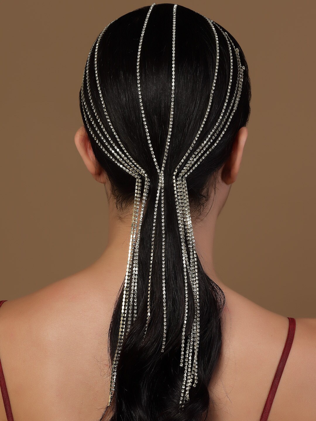 

PANASH Gold Plated Embellished Hairstick