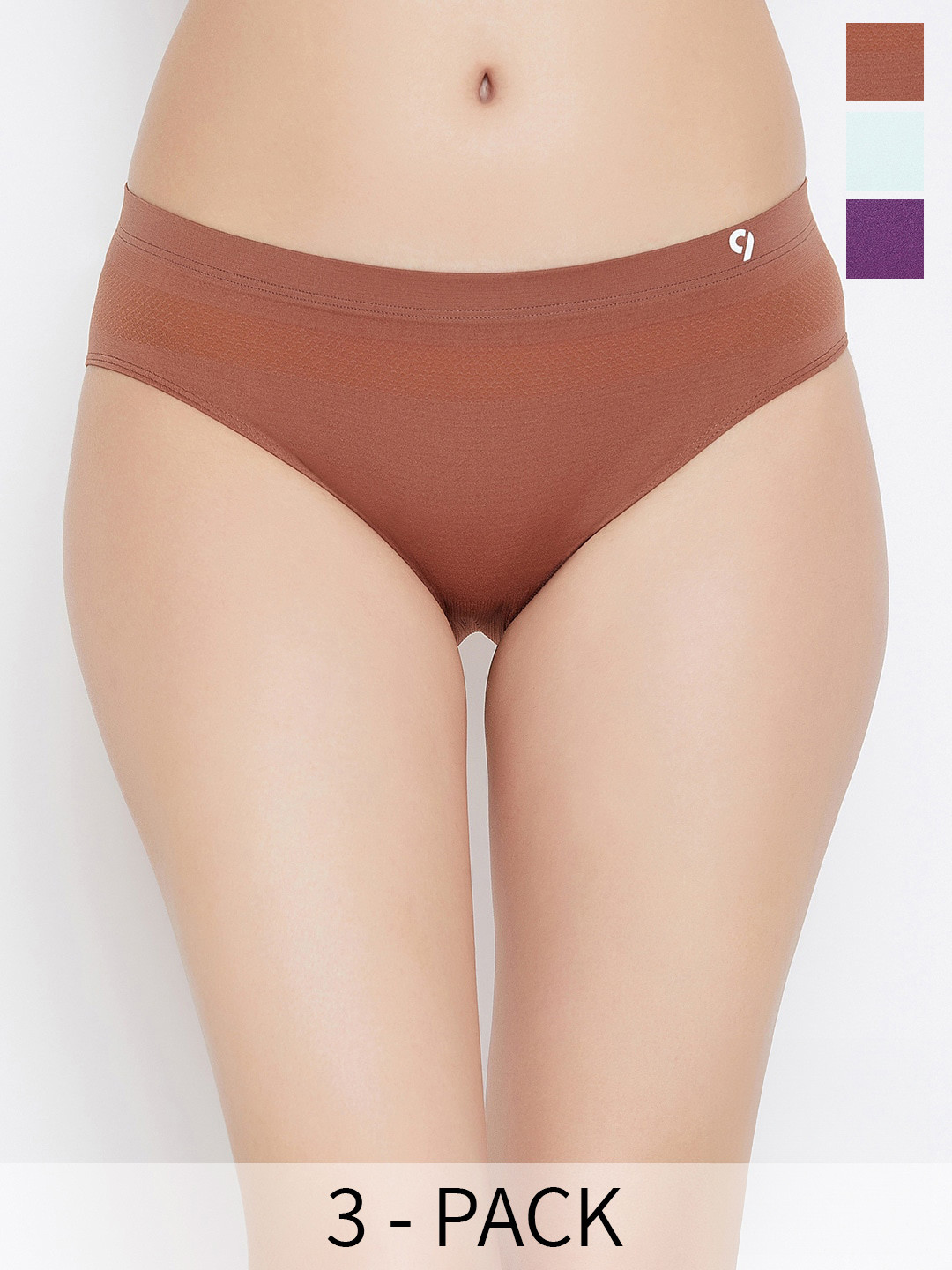 

C9 AIRWEAR Pack Of 3 Assorted Seamless Hipster Briefs
