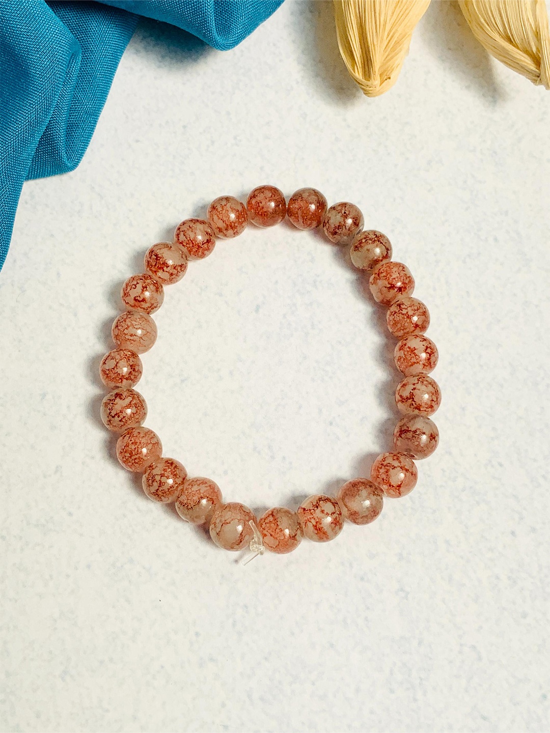 

ABDESIGNS Artificial Beads Bracelet, Brown