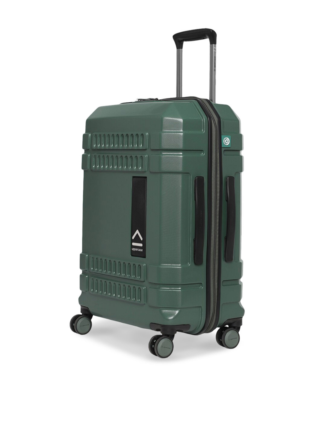 

uppercase Hard-Sided Medium Trolley Suitcase, Green