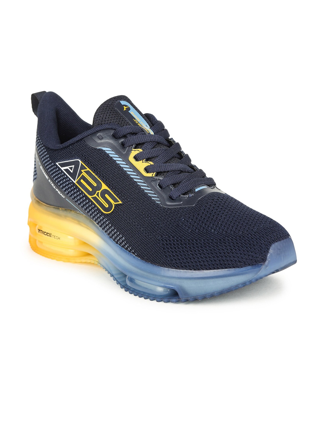 

ABROS Men Equator Lace-Up Running Shoes, Navy blue
