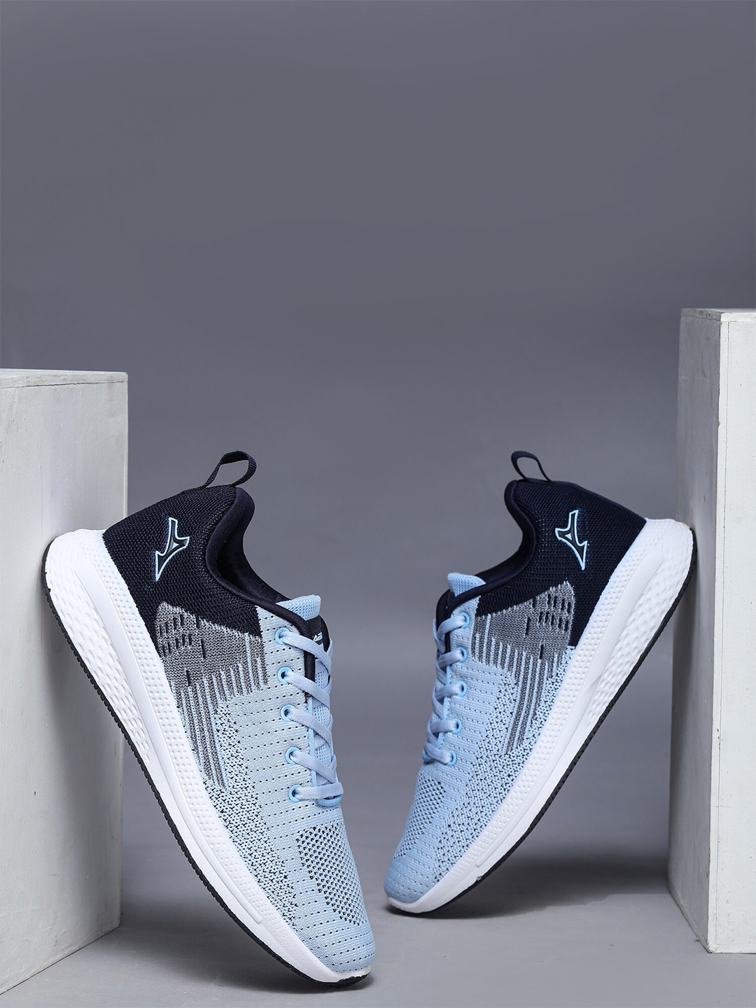 

ABROS Men Trend Lace-Up Running Shoes, Blue
