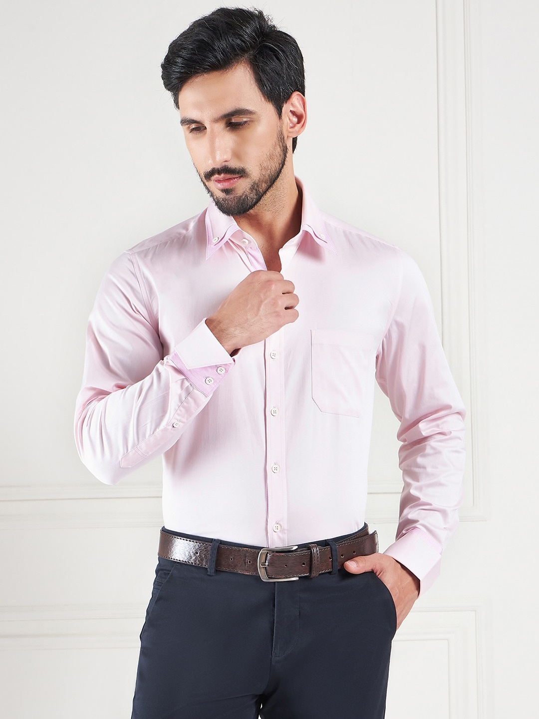 

LOUIS STITCH Comfort Cotton Formal Shirt, Pink