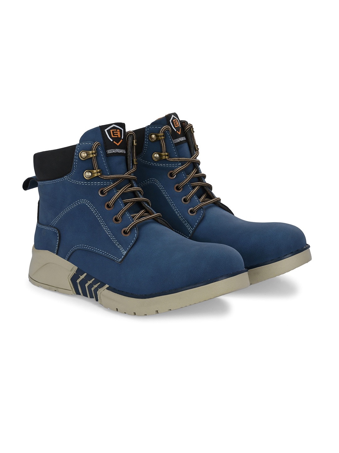 

Eego Italy Men Mid-Top Regular Boots, Blue