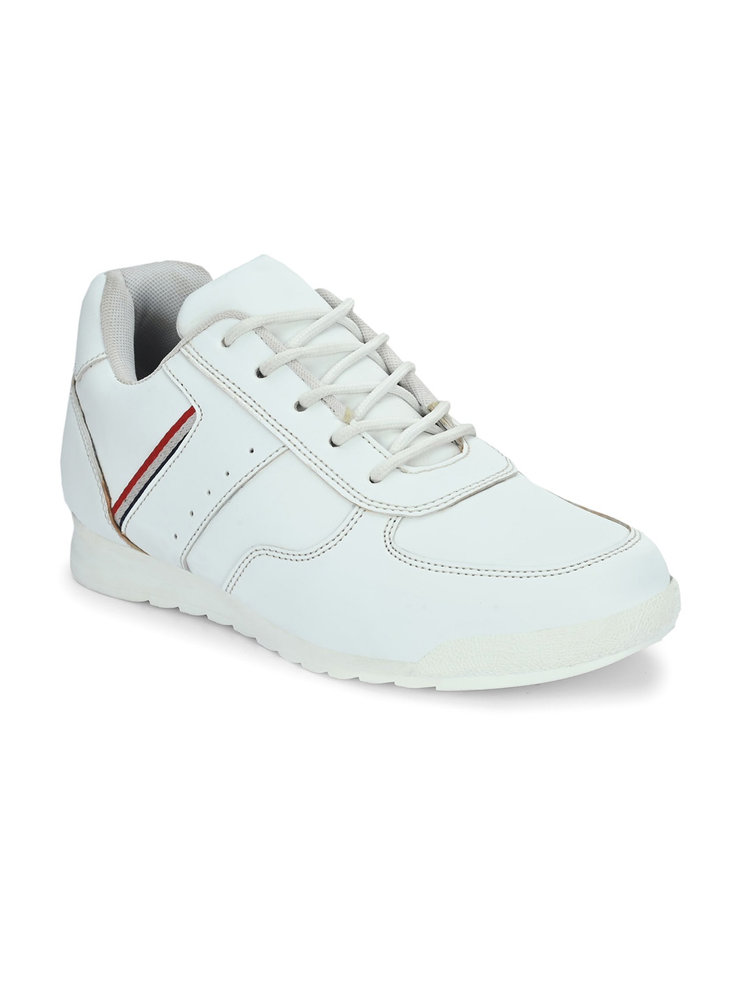 

Eego Italy Men Stag Perforated Sneakers, White