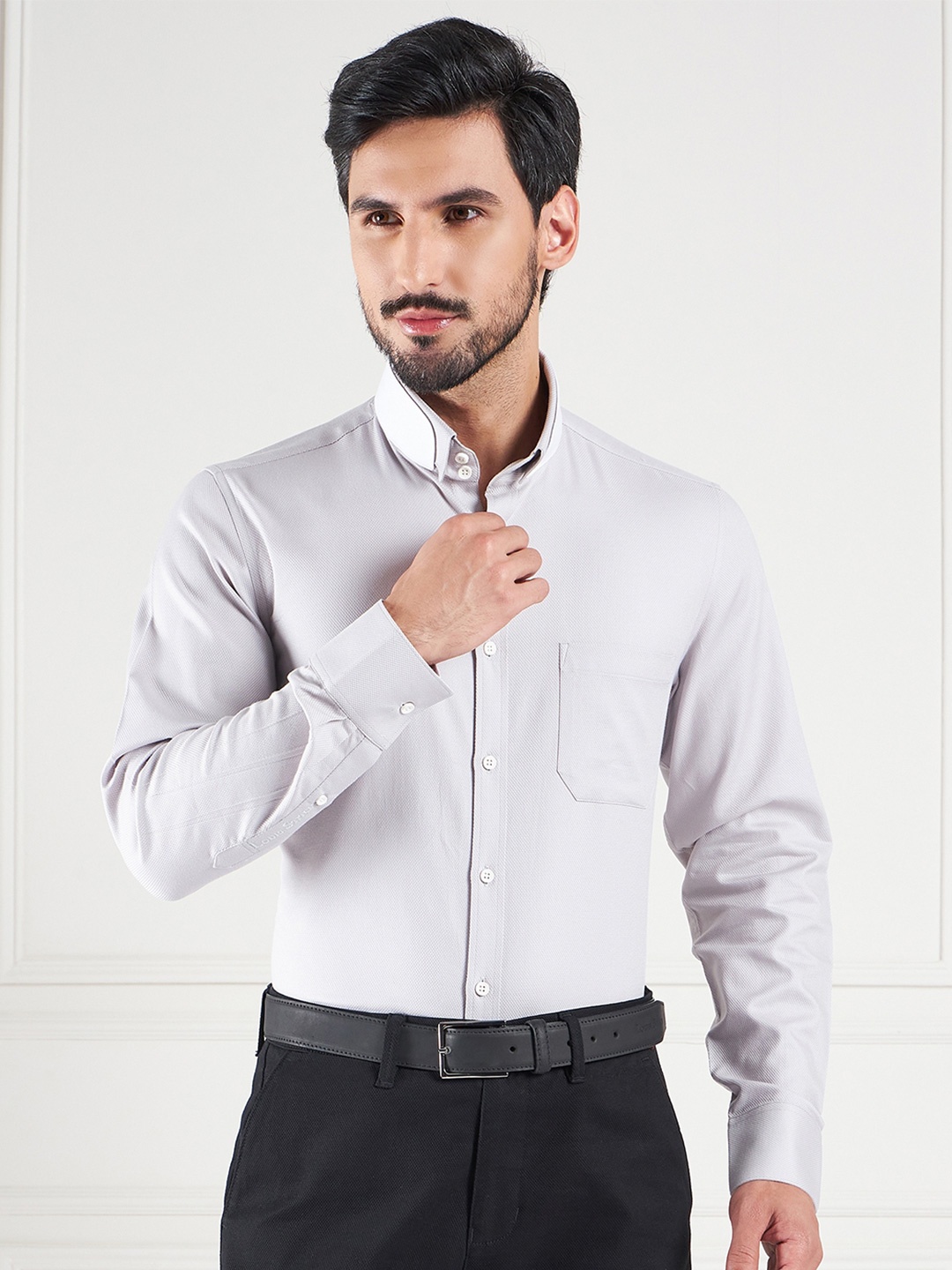 

LOUIS STITCH Comfort Cotton Formal Shirt, Peach