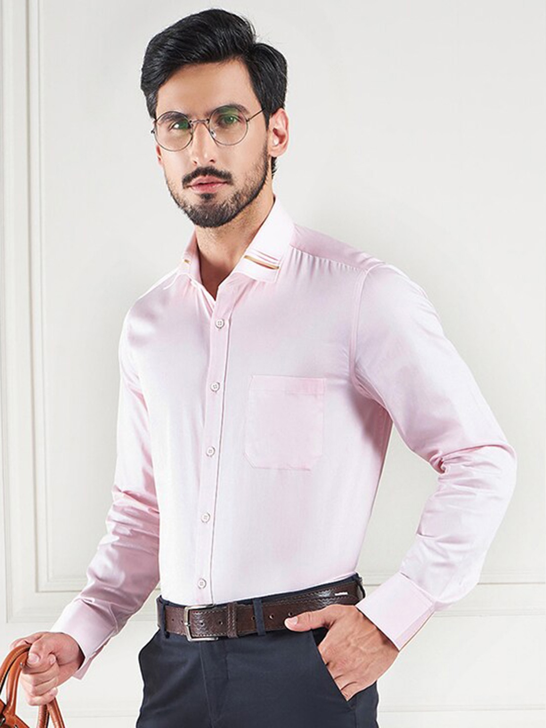 

LOUIS STITCH Comfort Cotton Formal Shirt, Pink