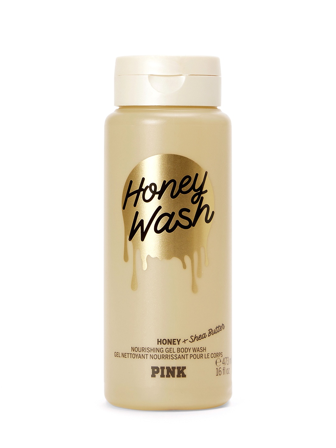 

Victoria's Secret Honey Wash Nourishing Gel Body Wash with Shea Butter - 473 ml, Beige