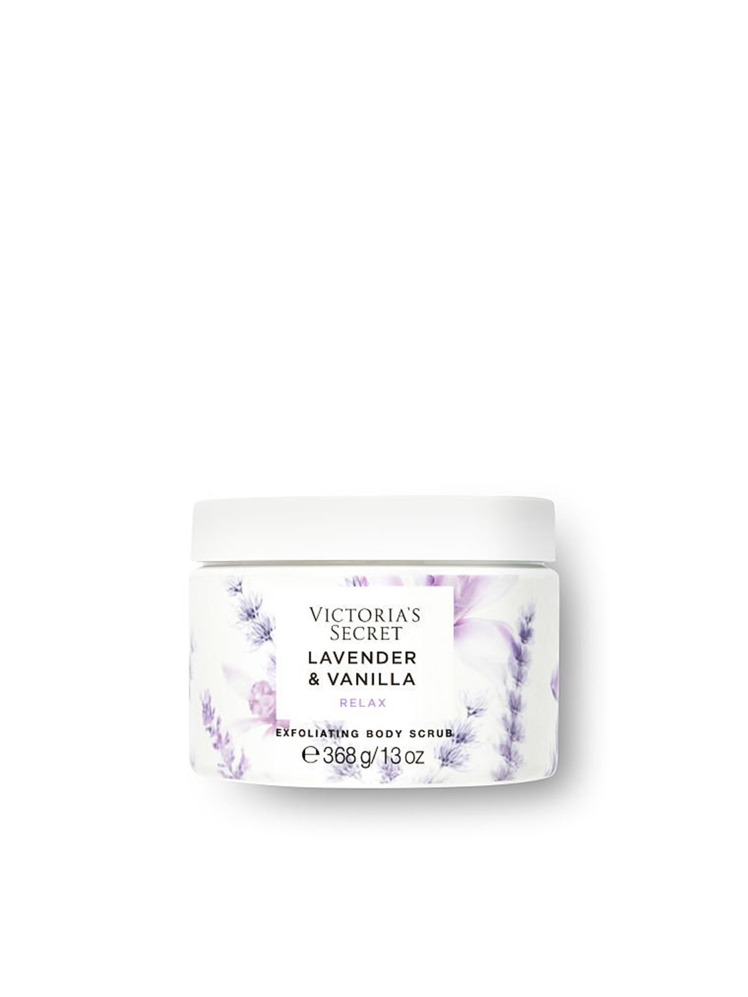 

Victoria's Secret Lavender & Vanilla Relax Exfoliating Body Scrub - 368 g, White