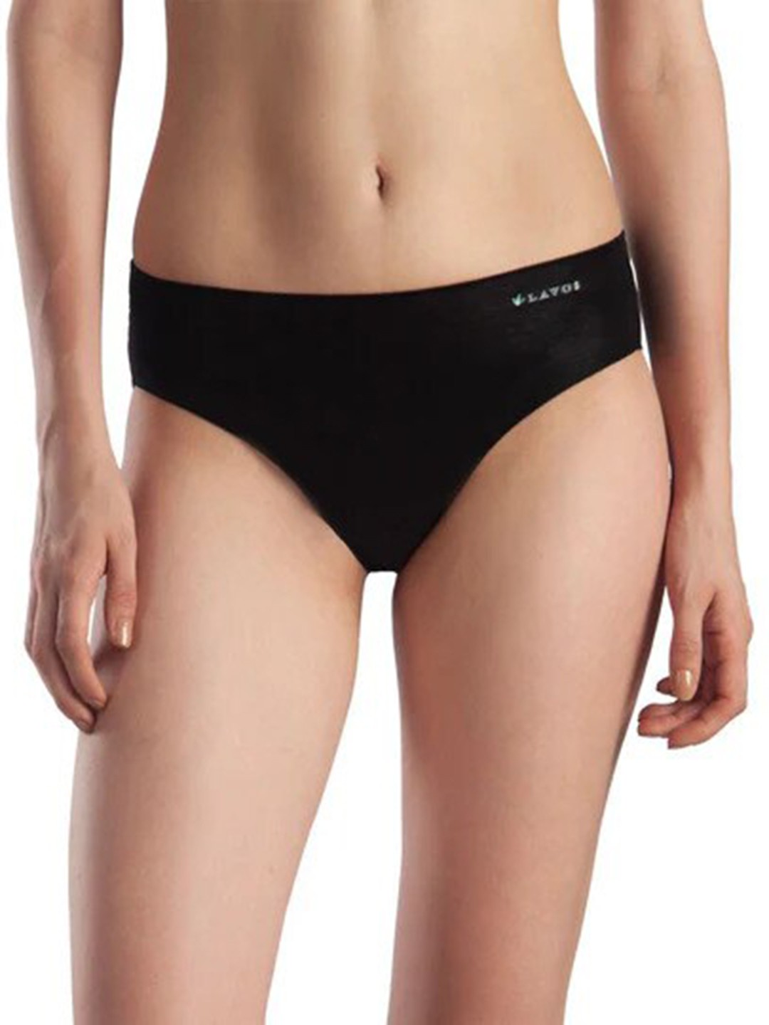 

LAVOS Anti Bacterial Cotton Hipster Briefs, Black