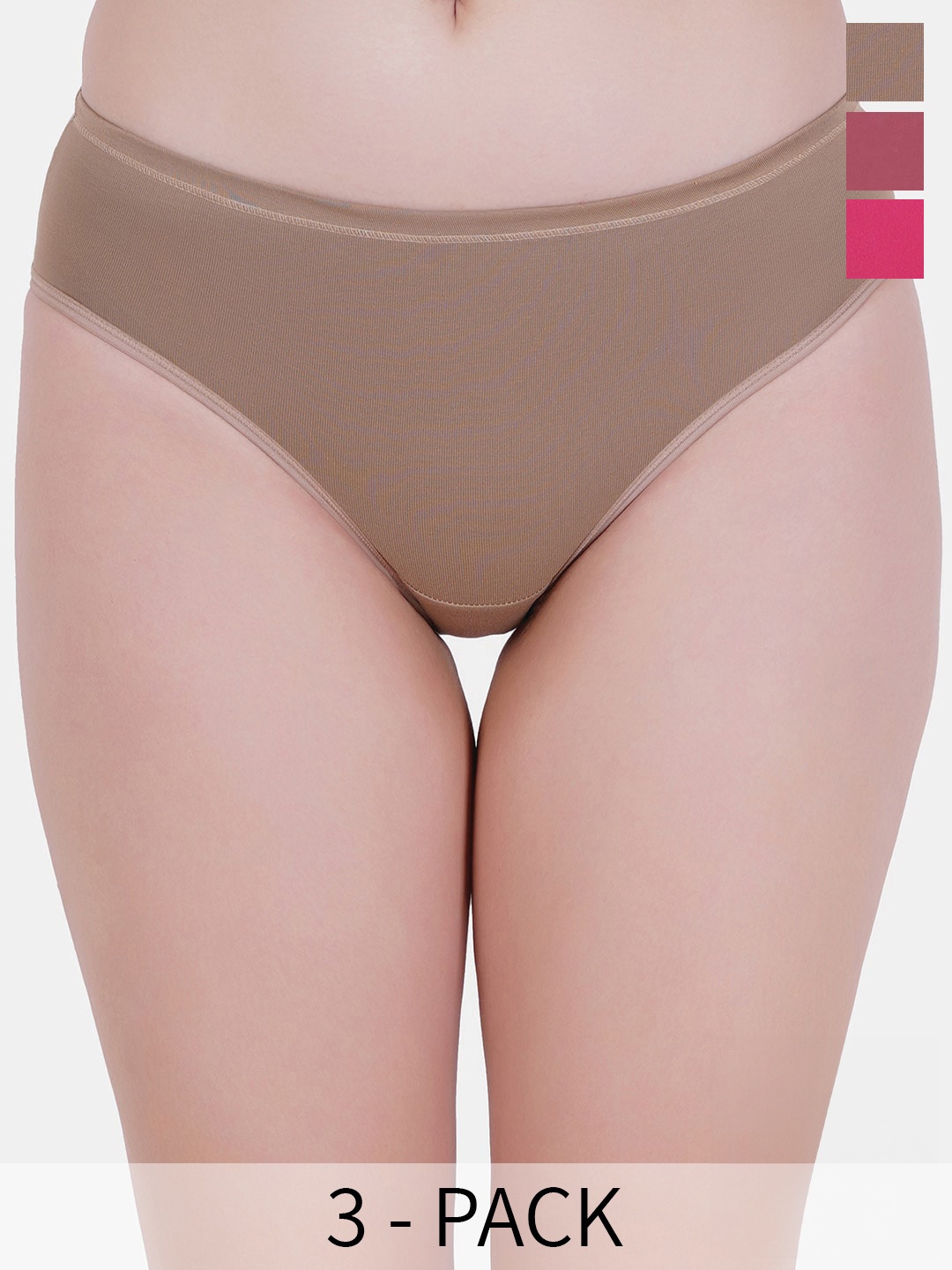 

Reveira Pack Of 3 Assorted Hipster Briefs