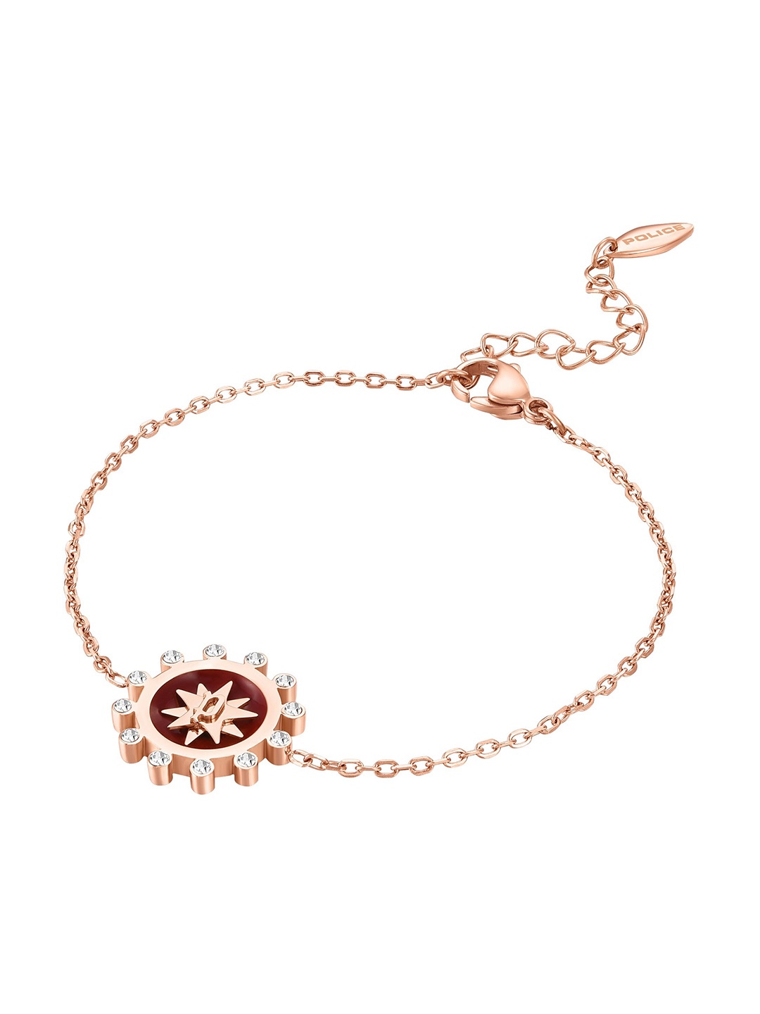 

Police Stainless Steel Link Bracelet, Rose gold