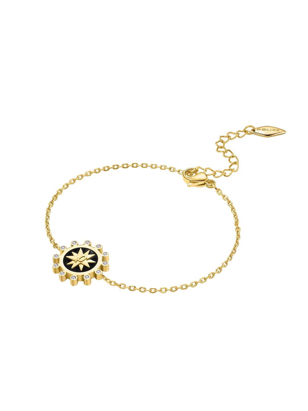 

Police Stainless Steel Charm Bracelet, Gold