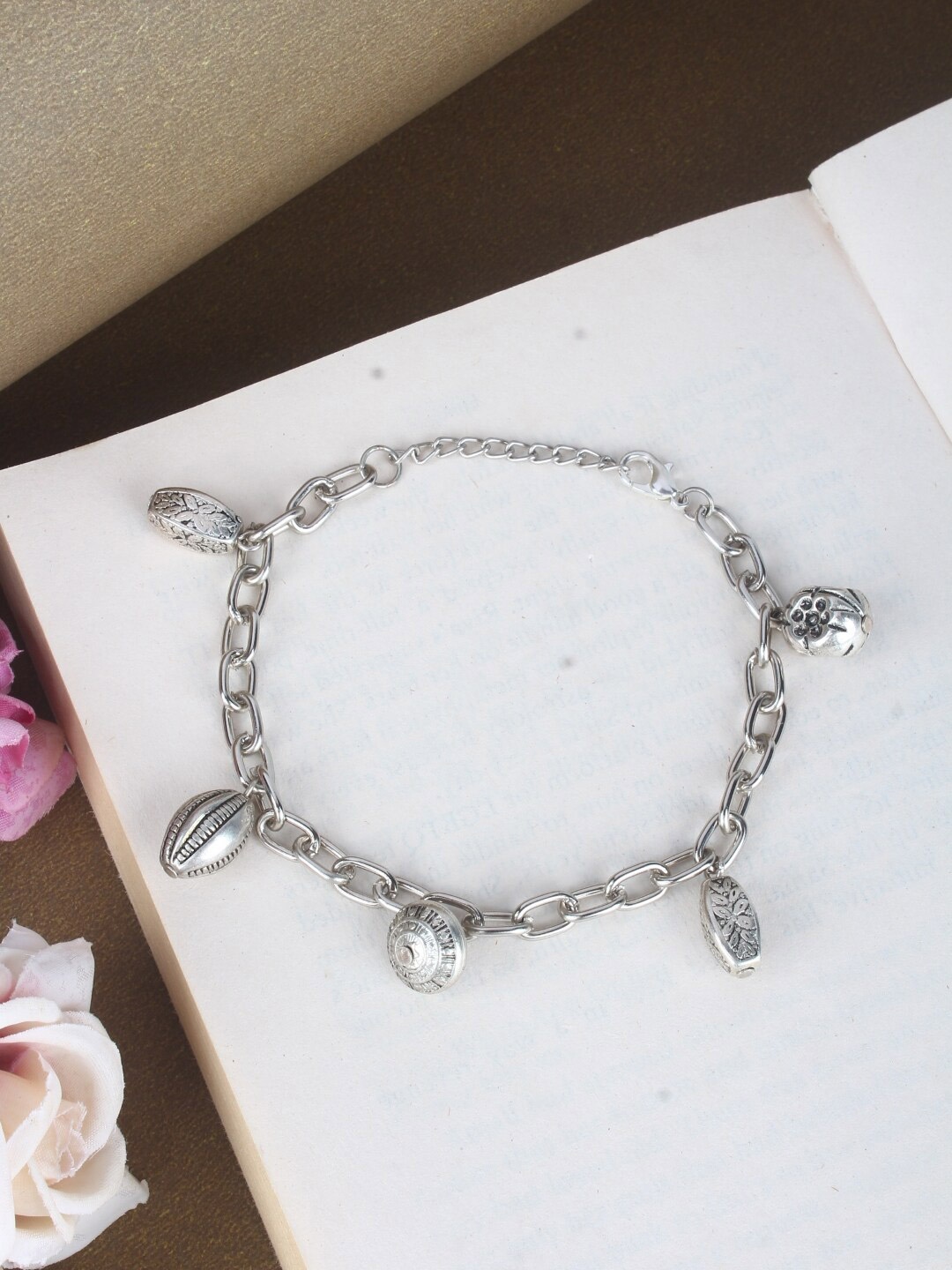 

Stylecast X KPOP Silver Plated Charm Bracelet