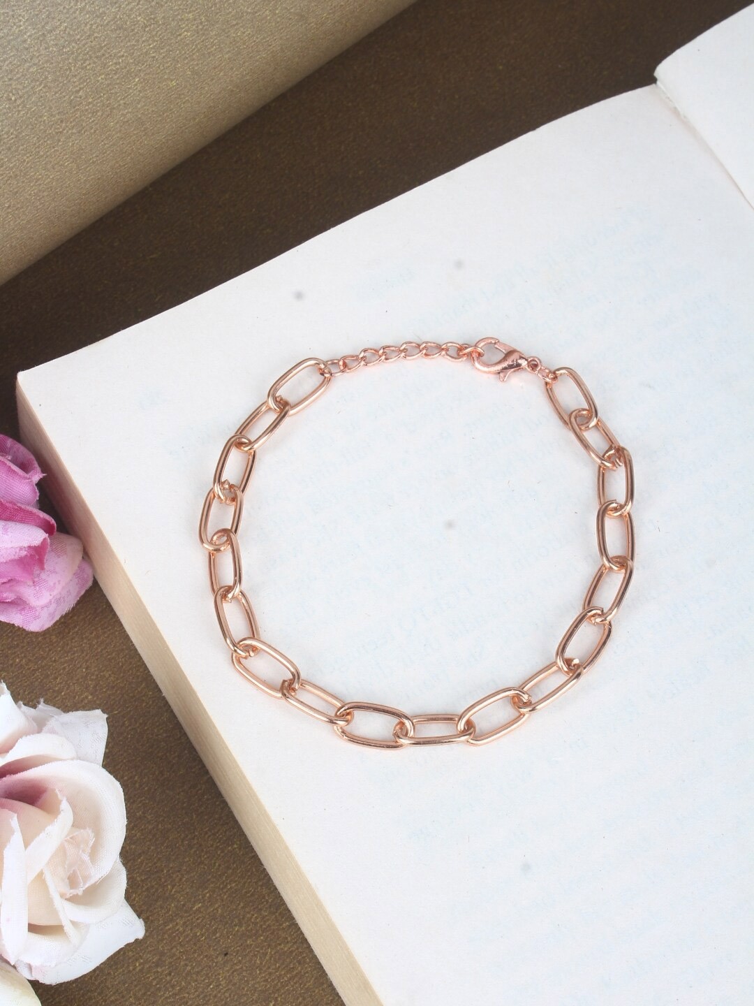 

Stylecast X KPOP Rose Gold-Plated Enamelled Charm Bracelet