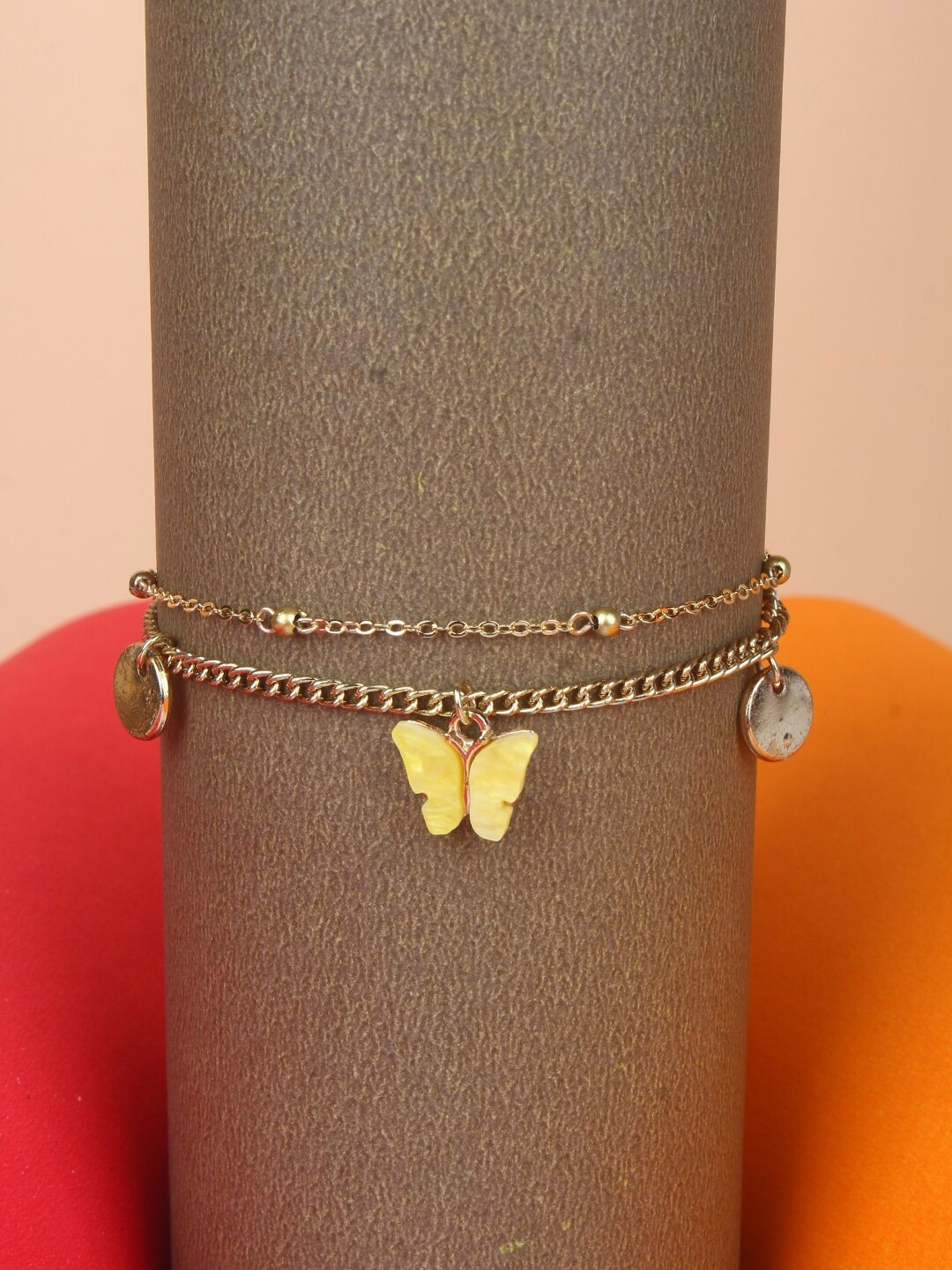 

Stylecast X KPOP Women Brass Gold-Plated Charm Bracelet