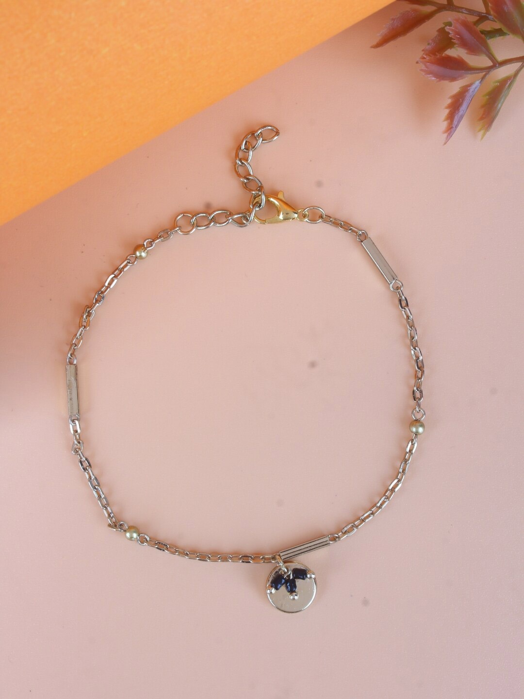 

Stylecast X KPOP Brass Gold-Plated Enamelled Charm Bracelet