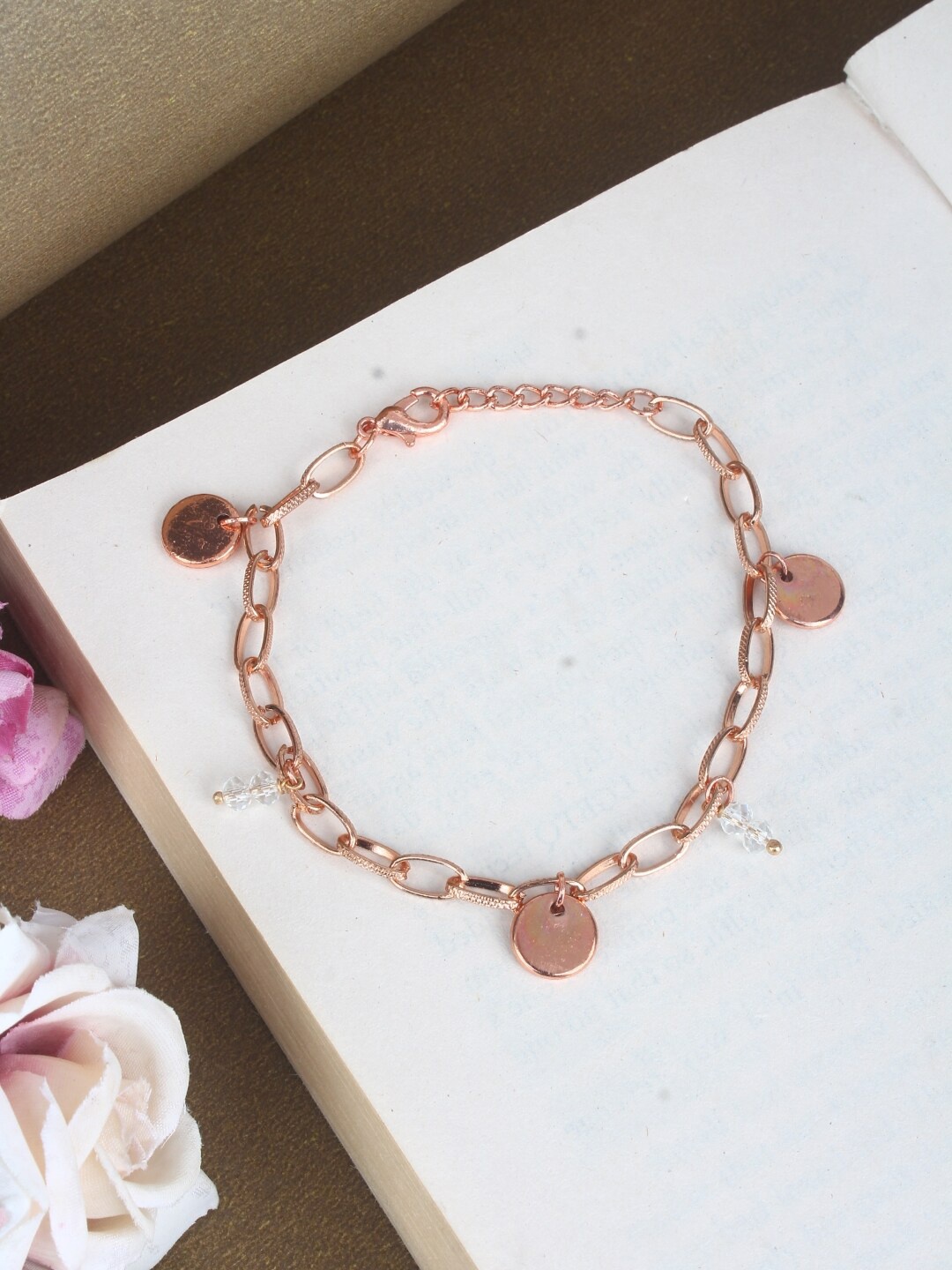 

Stylecast X KPOP Rose Gold-Plated Brass Charm Bracelet