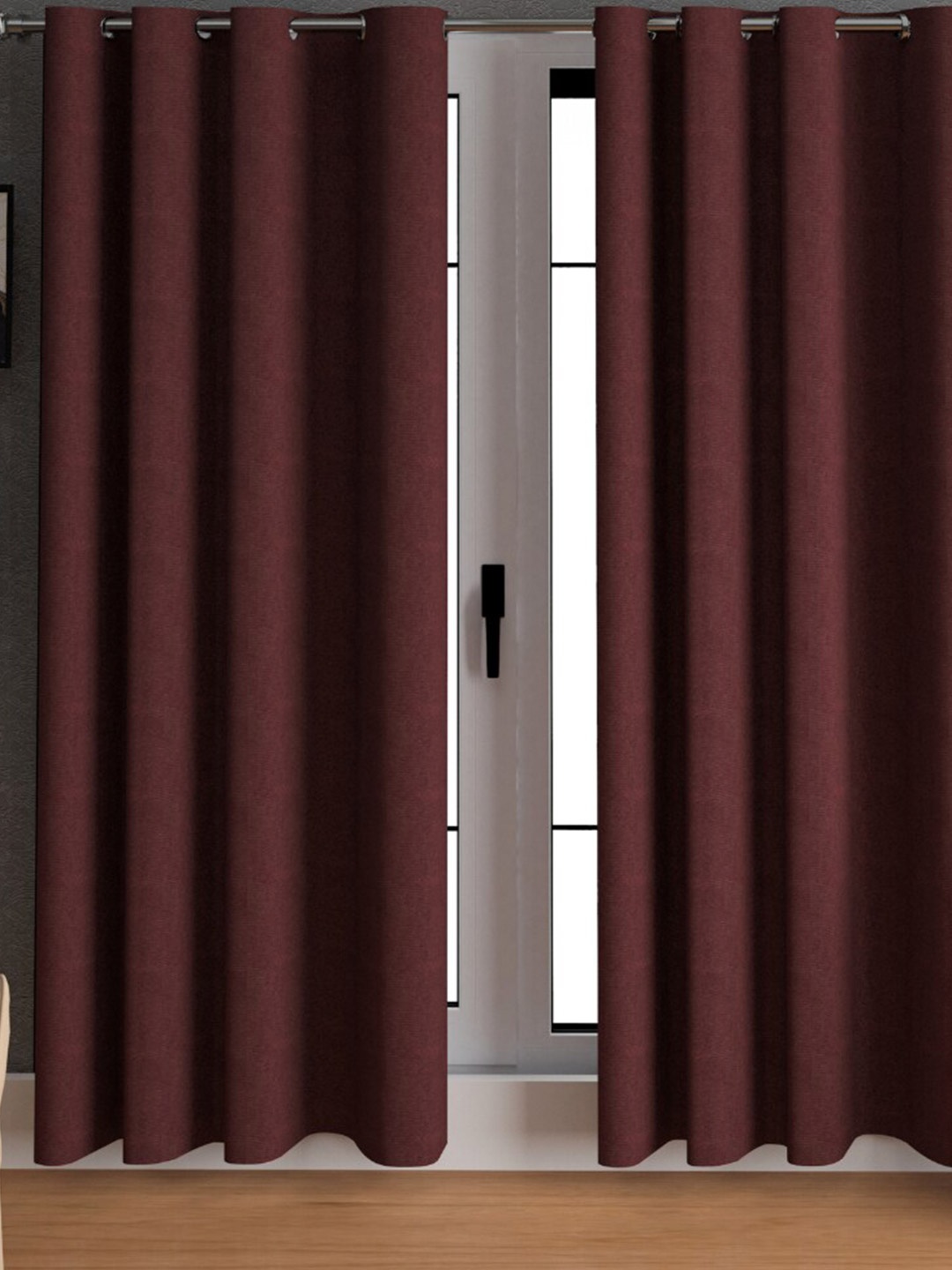 

Urban Magic Purple Solid Long Door Curtain