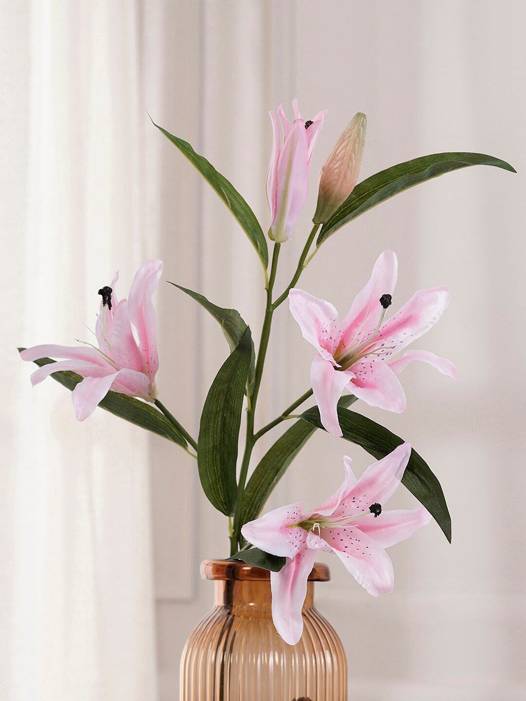 

Pure Home and Living Peach Lily Artificial Flowers