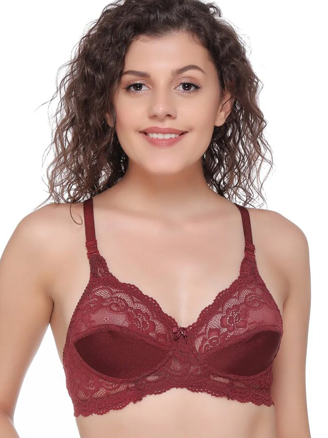 

SONA Bralette Medium Coverage Non Wired Bra All The Comfort, Brown