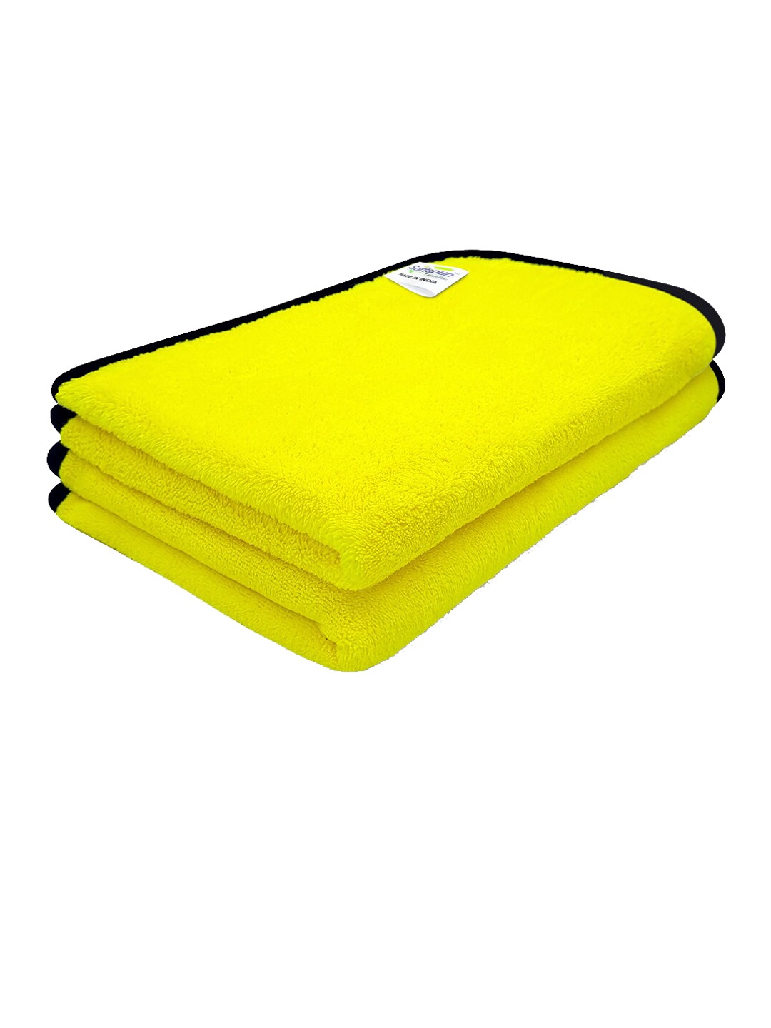 

Softspun Microfiber Yellow 2 Pieces 300 GSM Super Soft Bath Towels