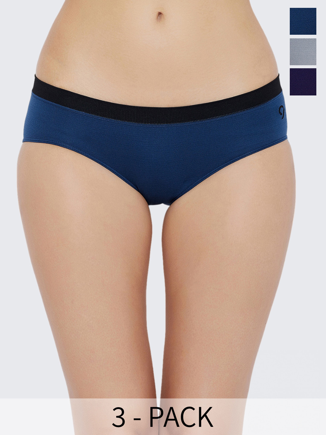 

C9 AIRWEAR Pack Of 3 C9 Airwear 4-Way Stretch Seamless Mid-Rise Hipster Briefs, Blue