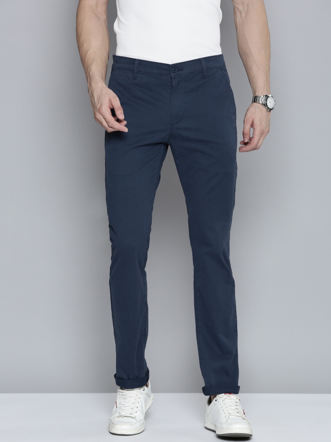 

Levis Men 511 Slim Fit Chino Trousers, Navy blue