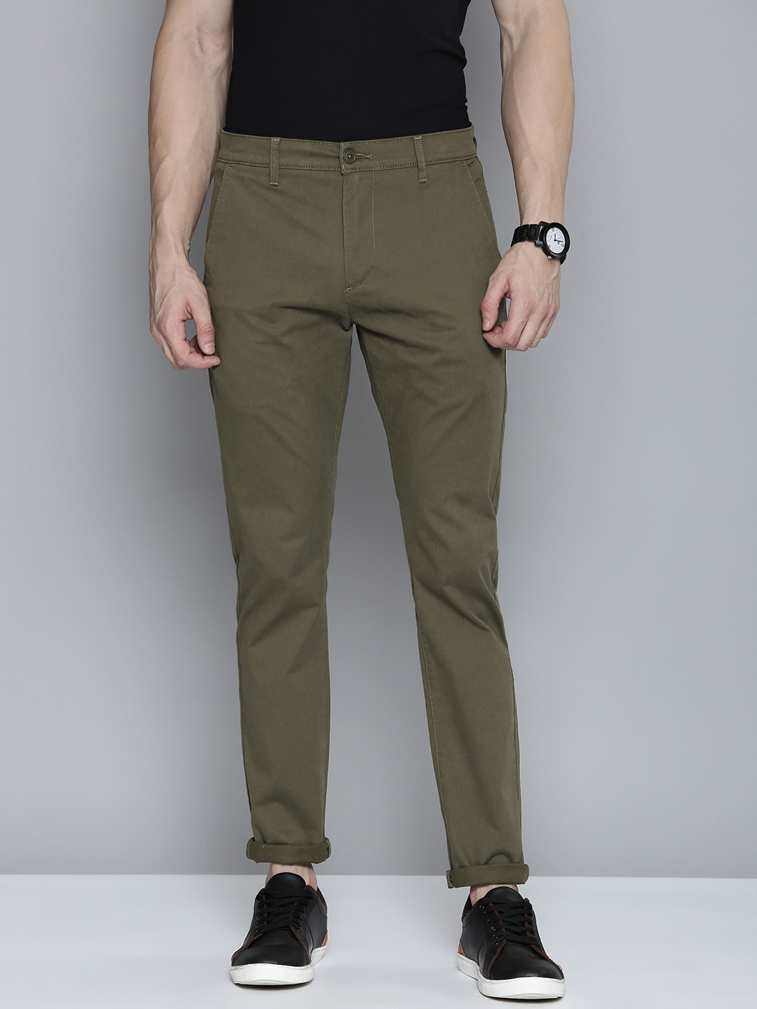 

Levis Men 512 Slim Fit Chino Trousers, Olive