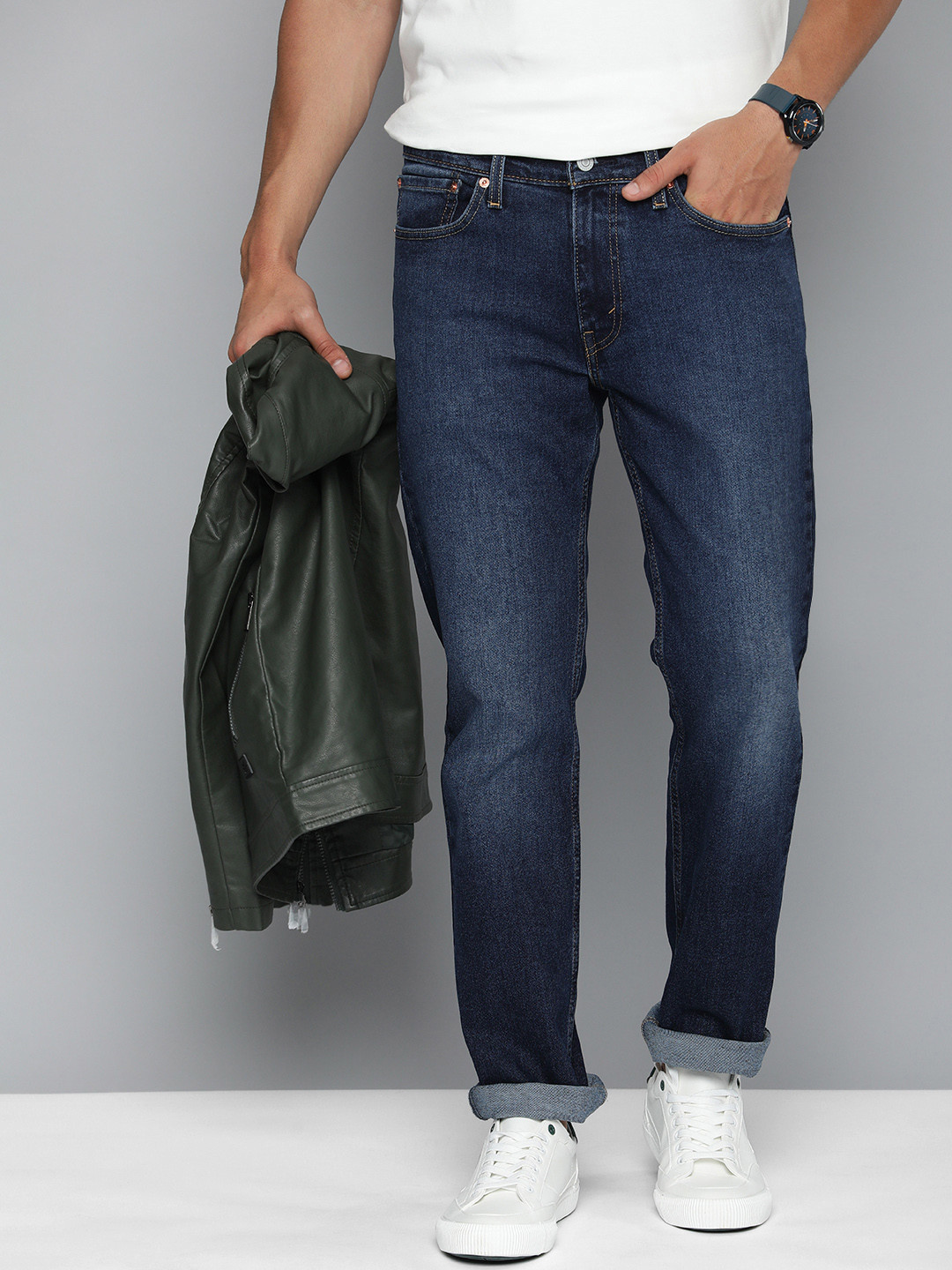 

Levis Men 511 Slim Fit Light Fade Stretchable Jeans, Blue