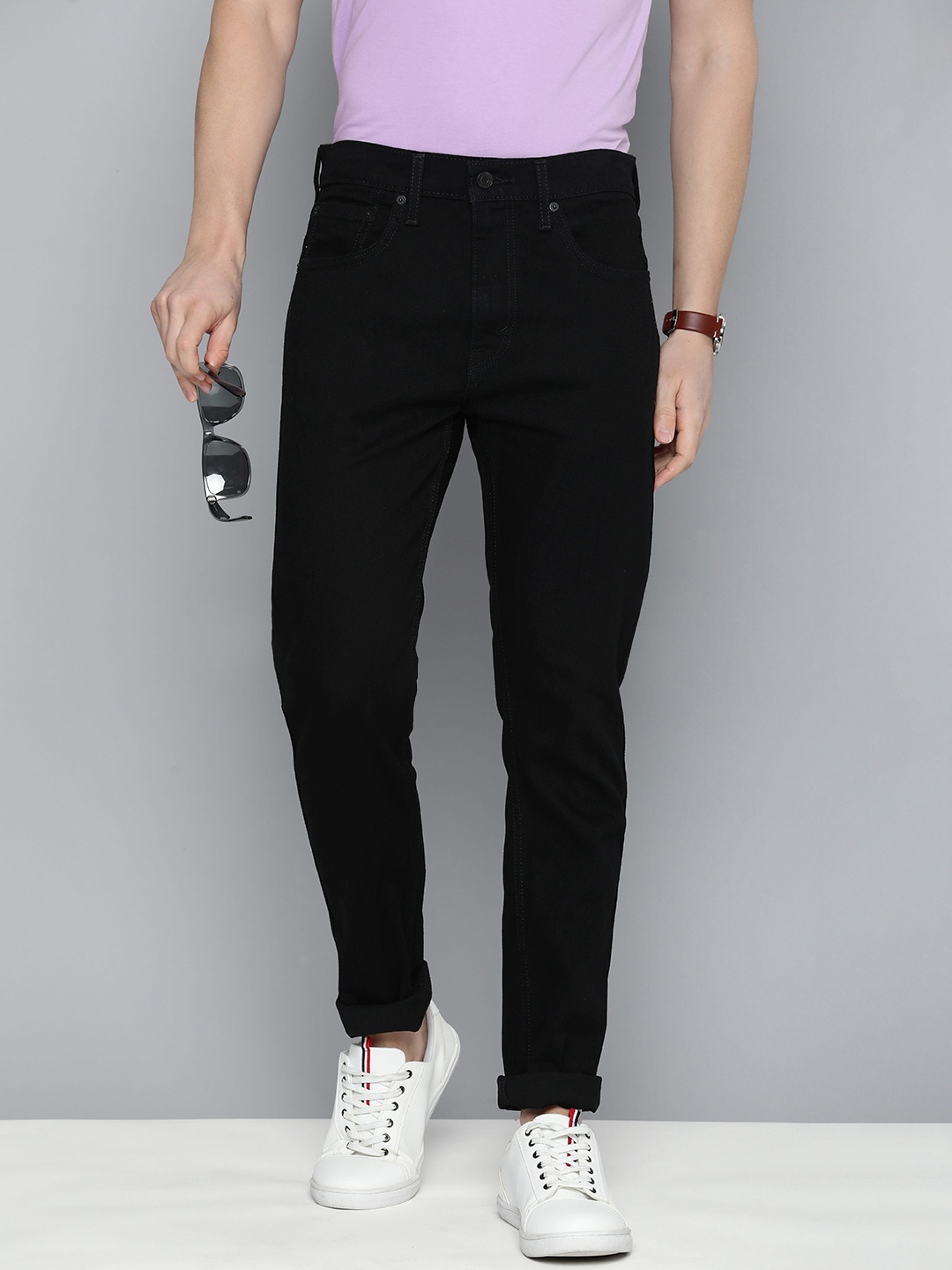 

Levis Men 512 Slim Fit Stretchable Jeans, Black