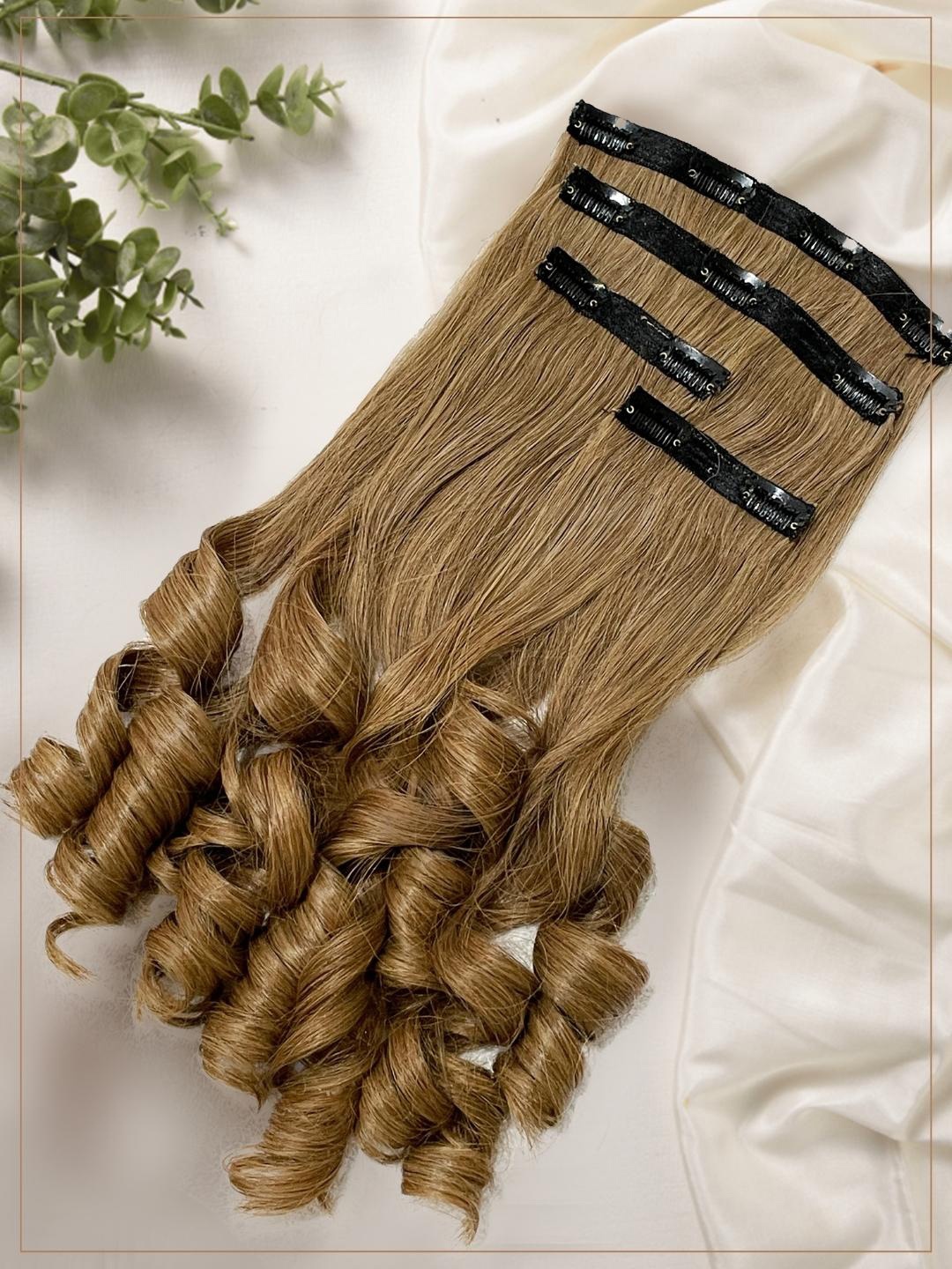

HAIR ORIGINALS 4-Pcs Clip In Hair Extension Set - Light Brown 26