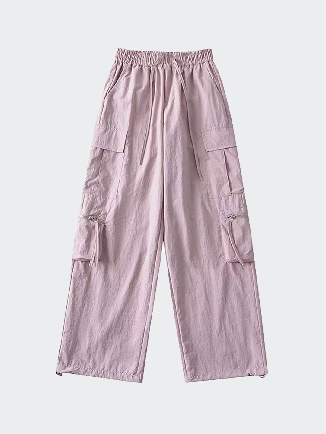 

LULU & SKY Women Pink High-Rise Trousers