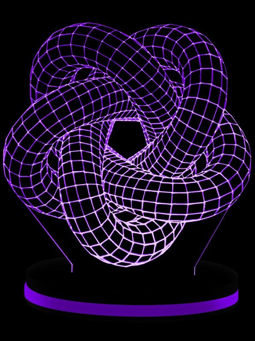 

Buyist Blue Spiral 3D LED Table Lamp